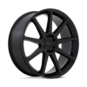 Status Wheels – MAMMOTH – Black – 22″x9.5″ 20mm – All weather Wheels – ST002BX22955720